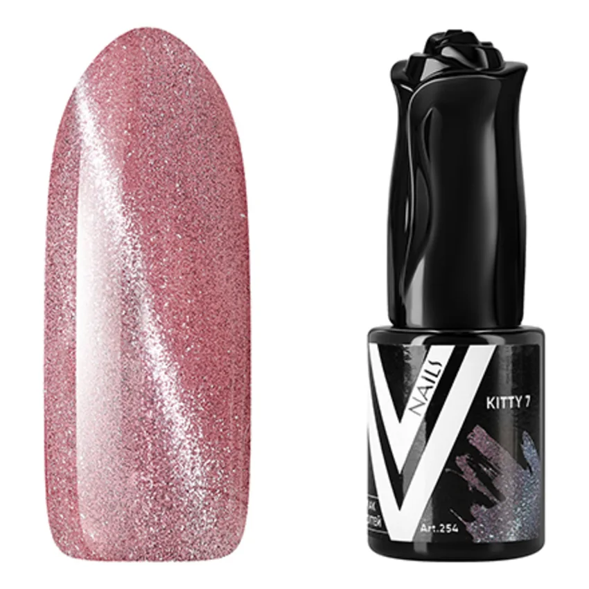Vogue Nails, Гель-лак Kitty №254 - Бордовый