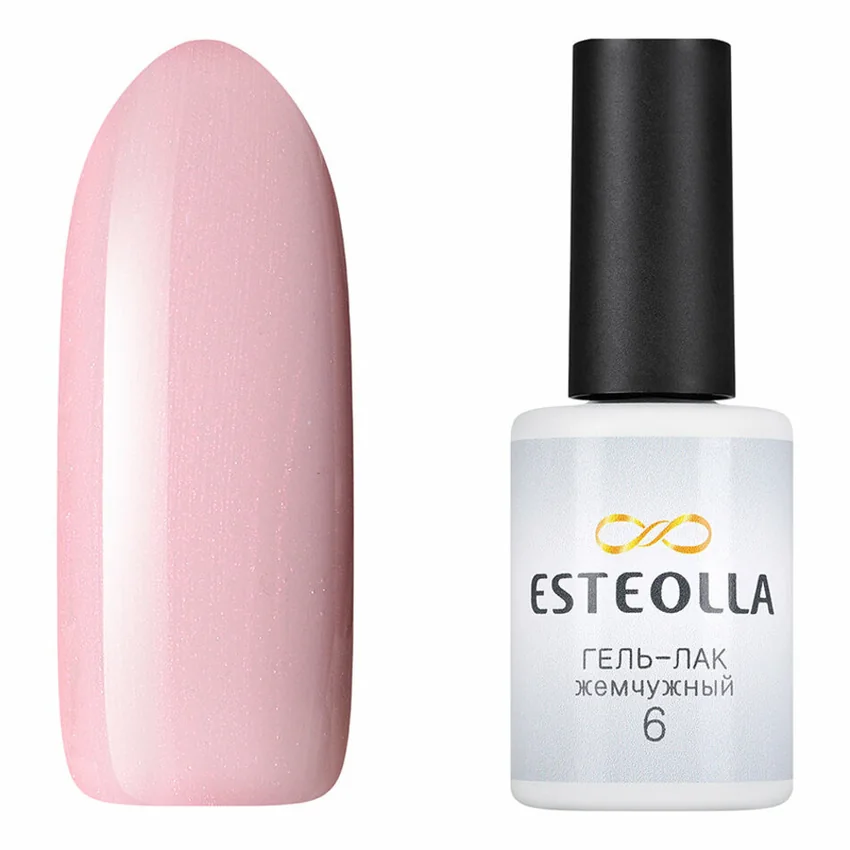 ESTEOLLA, Гель-лак жемчужный №6, 8 мл