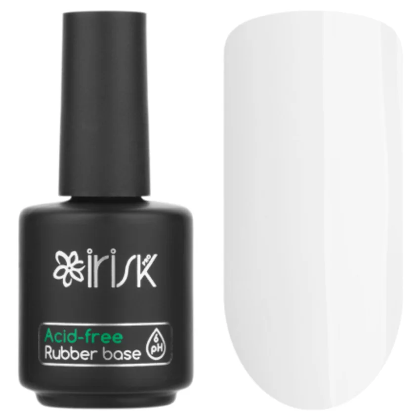 IRISK, База каучуковая бескислотная Acid-free Rubber Base (02 Milky White), 18 мл