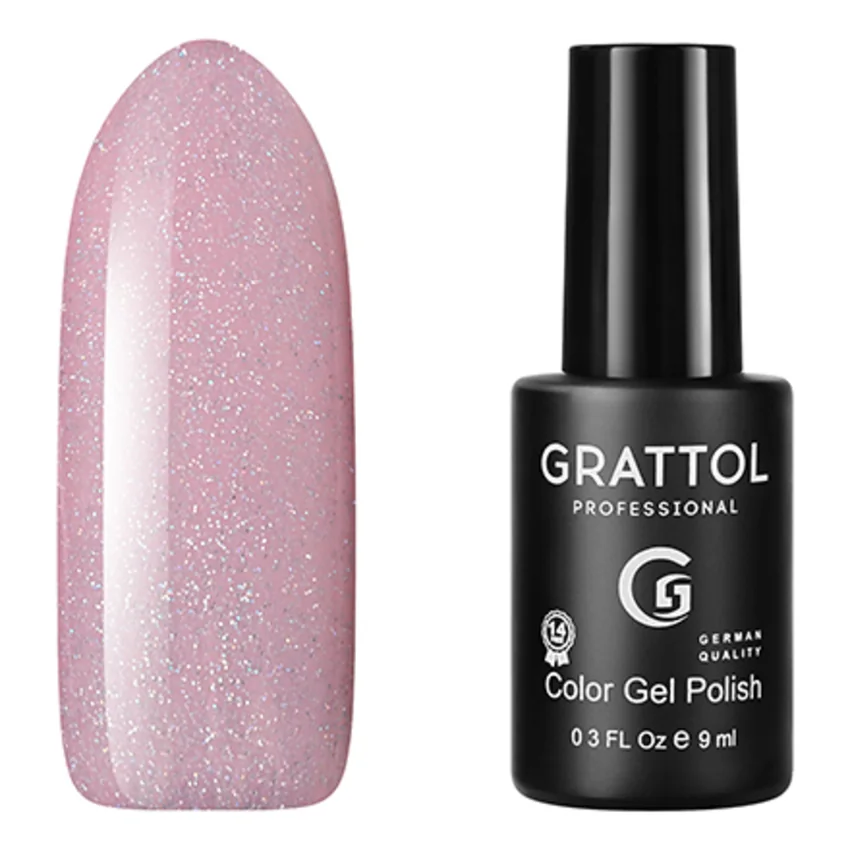 Grattol, Гель-лак Opal №03 - Розовый