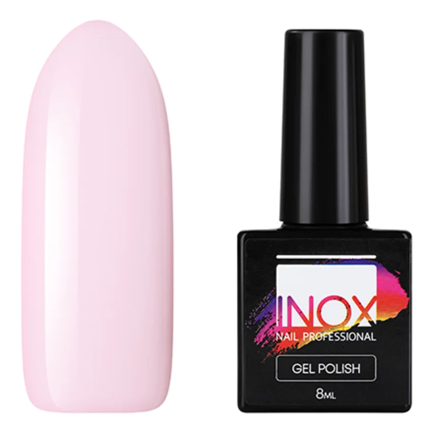 INOX nail professional, Гель-лак №021, Очарование Прованса - Розовый