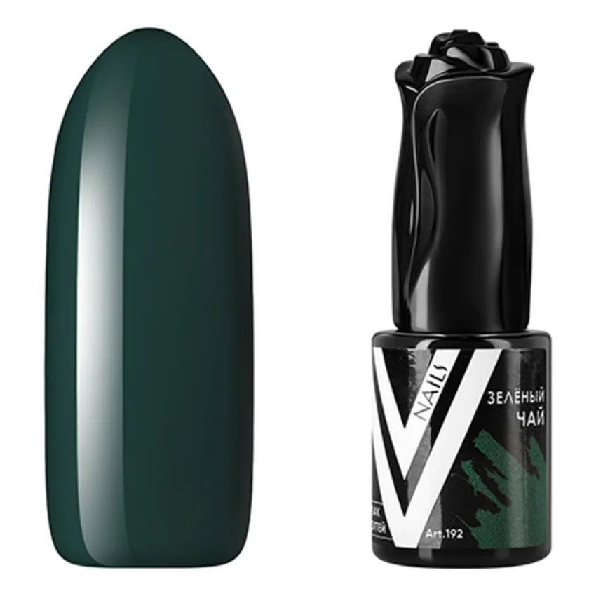 Vogue Nails, Гель-лак Зеленый чай - Зеленый