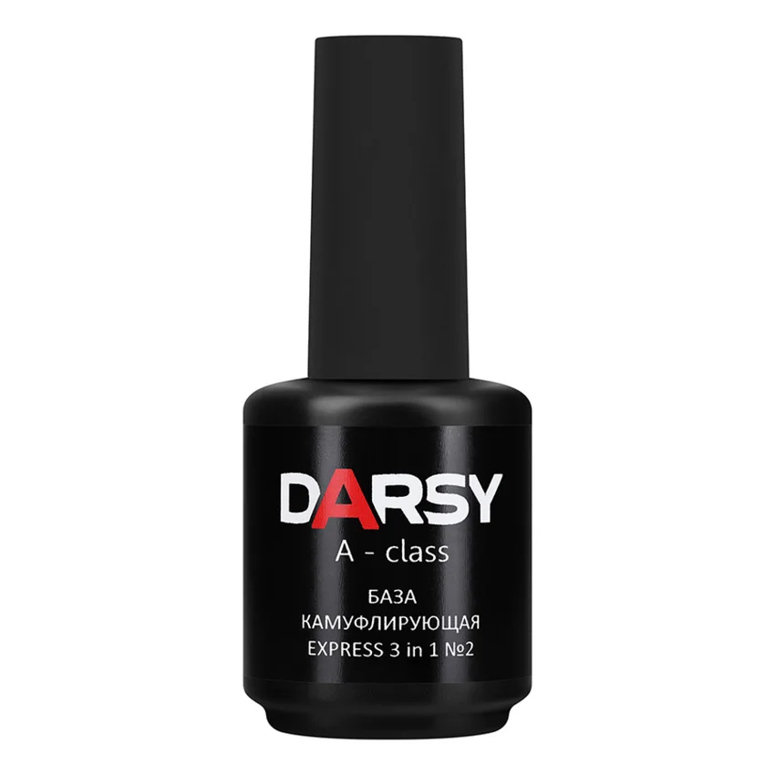 DARSY, База для гель-лака EXPRESS 3 in 1 №2, 15 мл - Розовый
