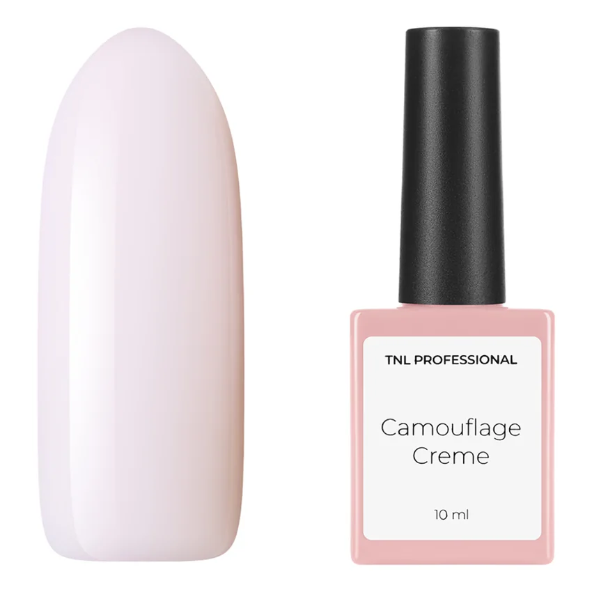 TNL, Гель-лак Camouflage Creme №17, Бланманже - Молочный