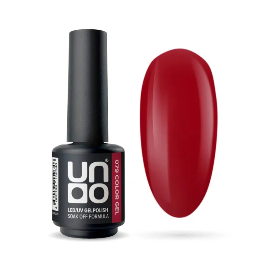 UNO, Гель-лак №079 Рубиновый - Ruby Red, 8 мл