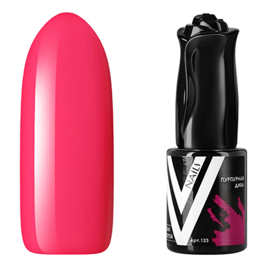 Vogue Nails, Гель-лак Пурпурная дива - Розовый