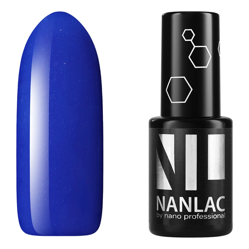 Nano Professional, Гель-лак №2148, Ультрамариновый жаккард - Синий