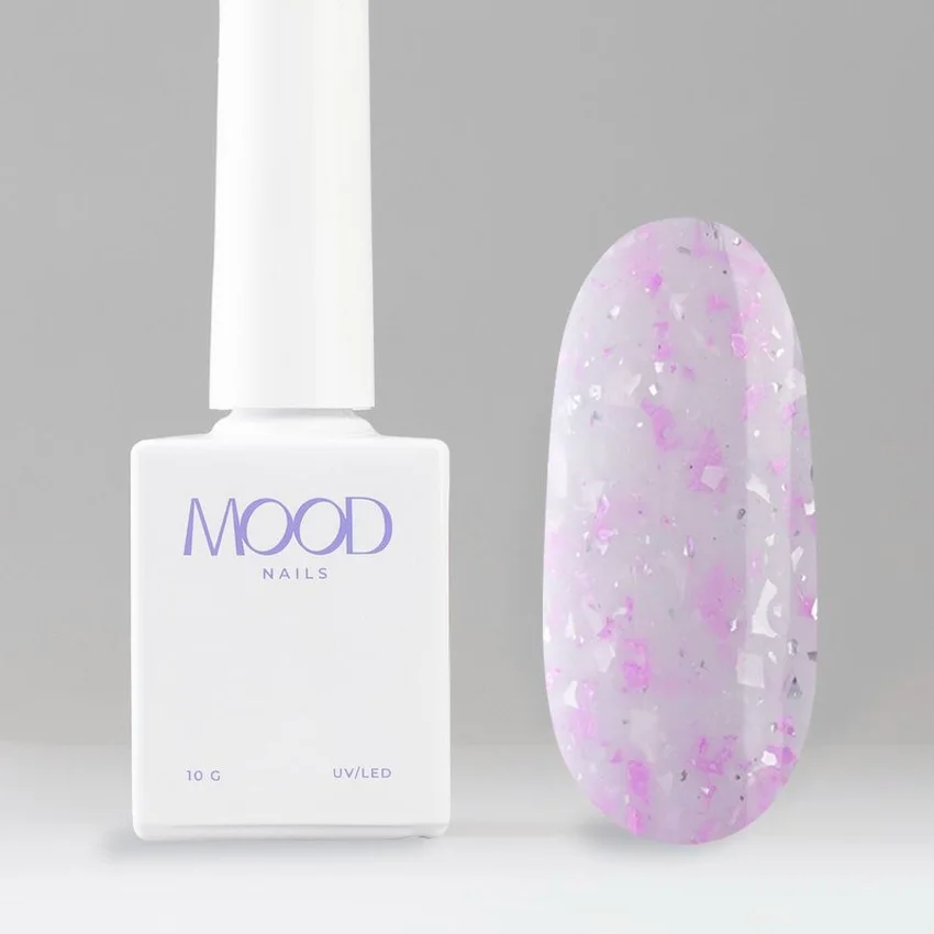 MOODNAIL, Гель-лак Gel-Polish Try Me Purple, 10 г - Розовый