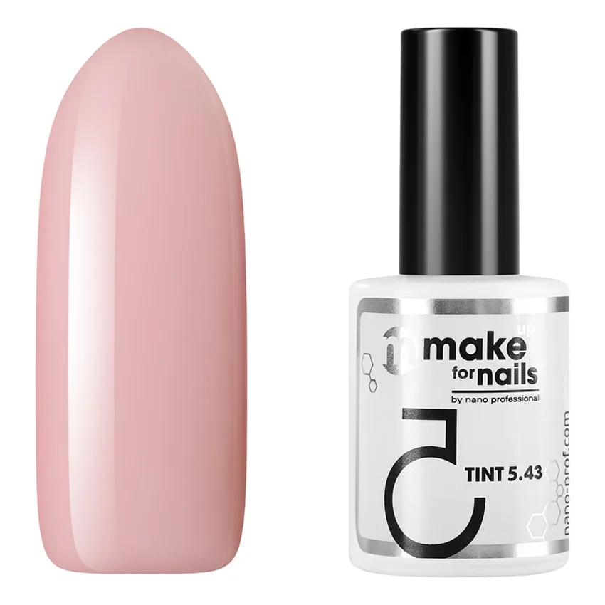 Nano Professional, База Make Up For Nails Tint 5.43 - Бежевый