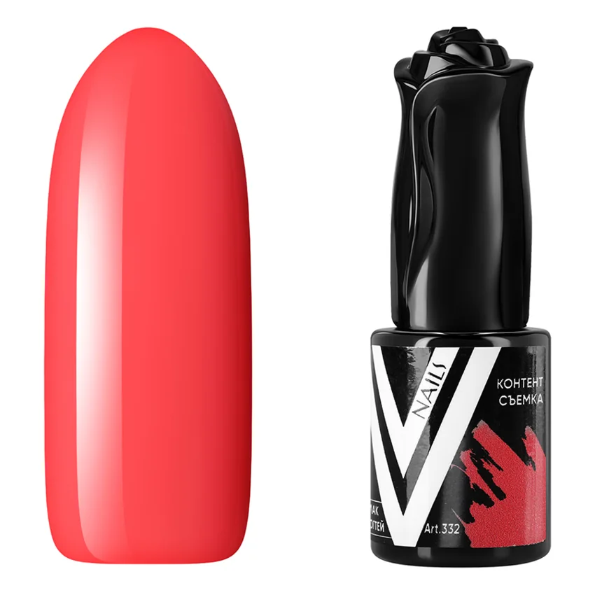 Vogue nails, Гель-лак Контент съемка - Коралловый