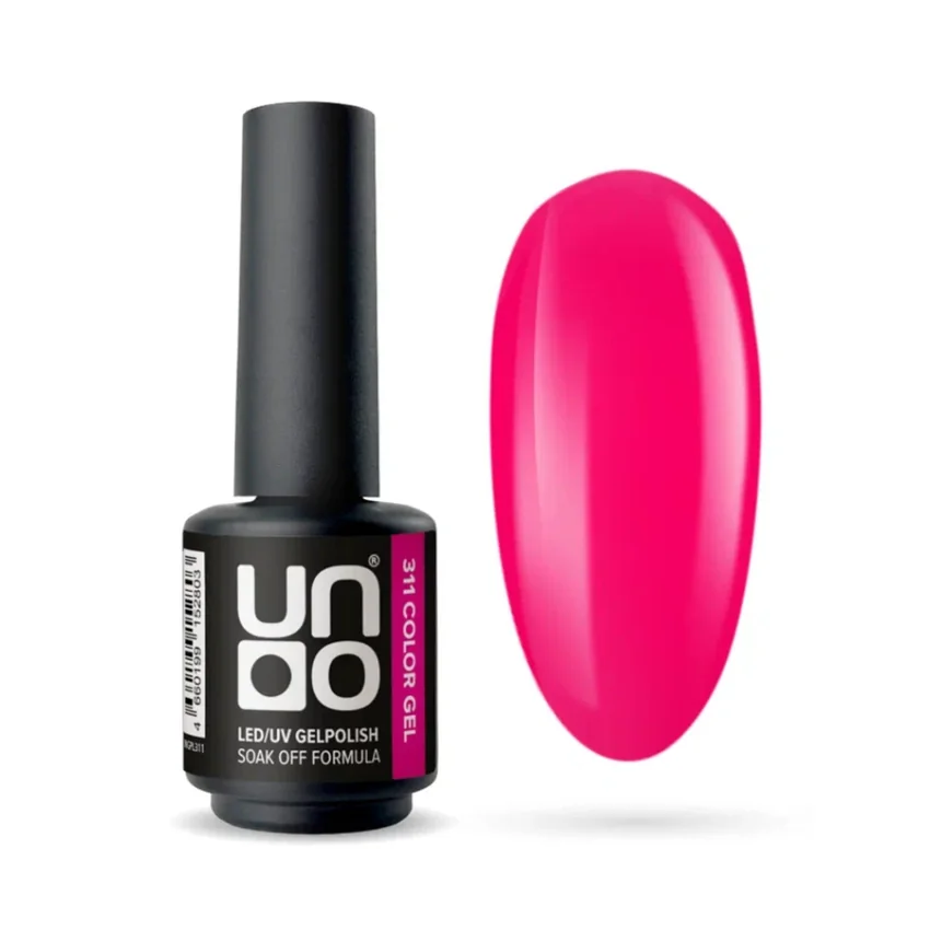 UNO, Гель-лак №311 Дикая орхидея - Wild Orchid, 8 г - Розовый