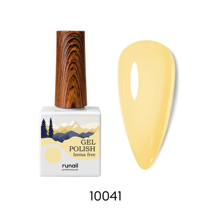 Runail, Гель-лак Gel polish (hema free) №10041, 10 мл - Желтый
