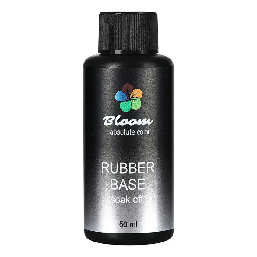 Bloom, База для гель-лака Rubber, 50 мл - Прозрачный