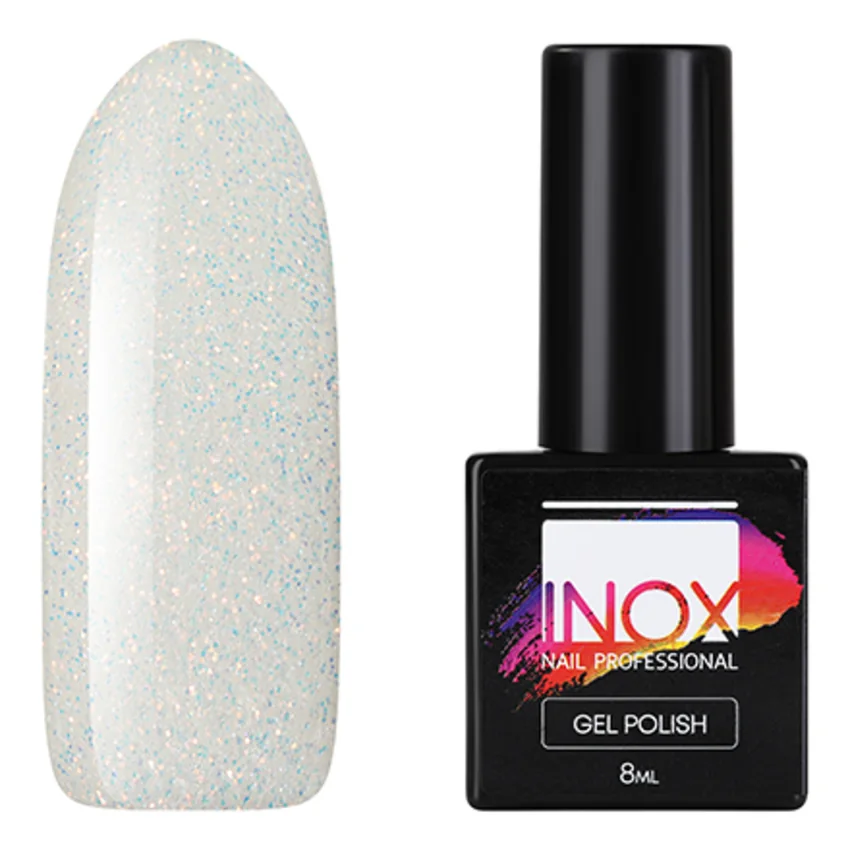 INOX nail professional, Гель-лак №112, Радость - Прозрачный