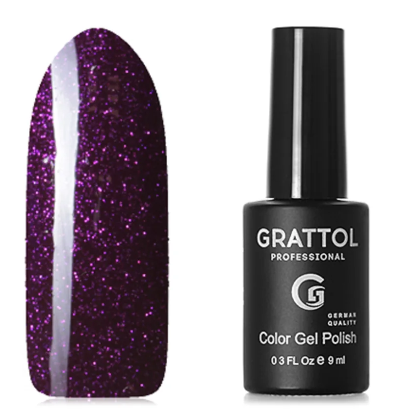 Grattol, Гель-лак Luxury stones, Amethyst №03 - Фиолетовый