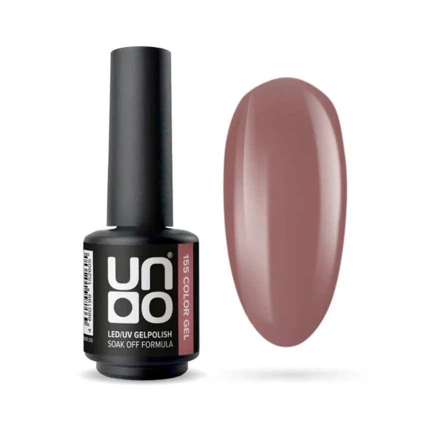 UNO, Гель-лак №155 Какао - Cocoa, 8 г - Коричневый