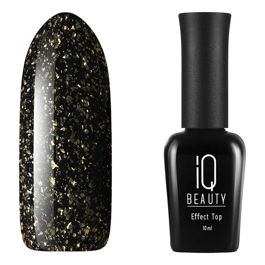 IQ Beauty, Топ для гель-лака №112, Potal Gold (УЦЕНКА)