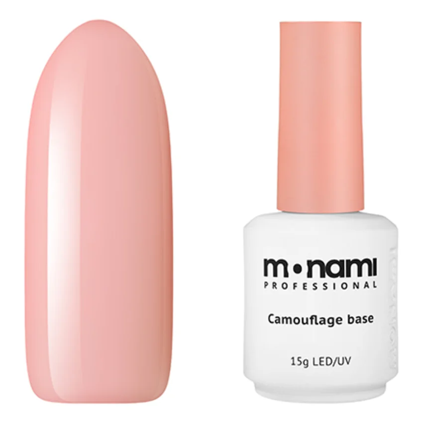 Monami Professional, База для гель-лака Camouflage, Cloud Pink - Бежевый