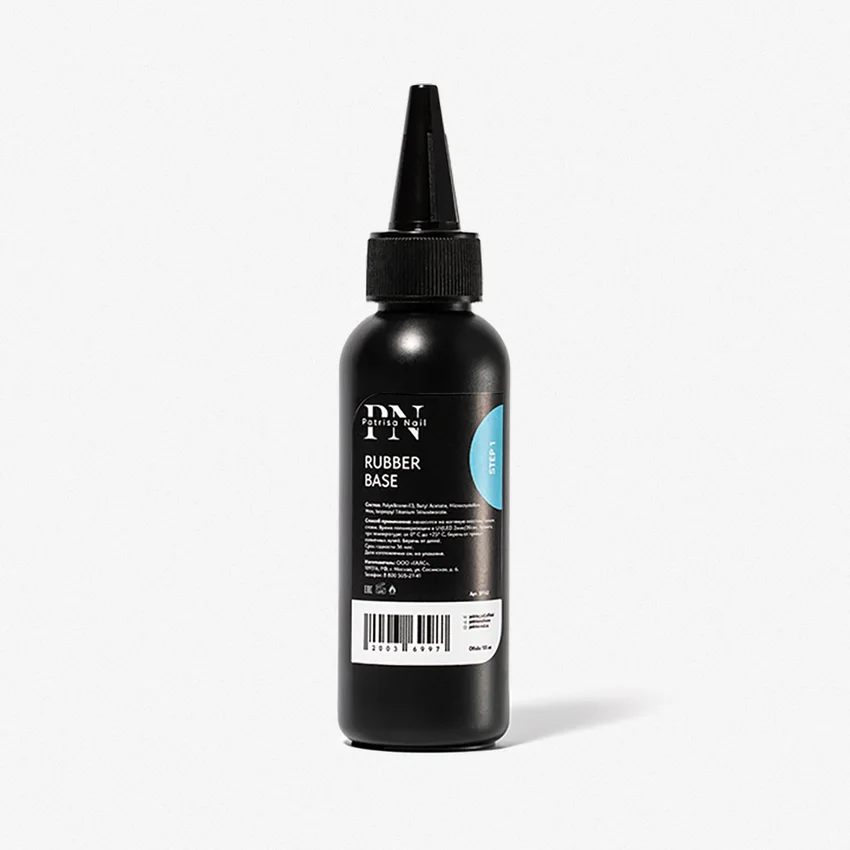 Patrisa Nail, Каучуковая база для гель-лака, 100 мл - Прозрачный