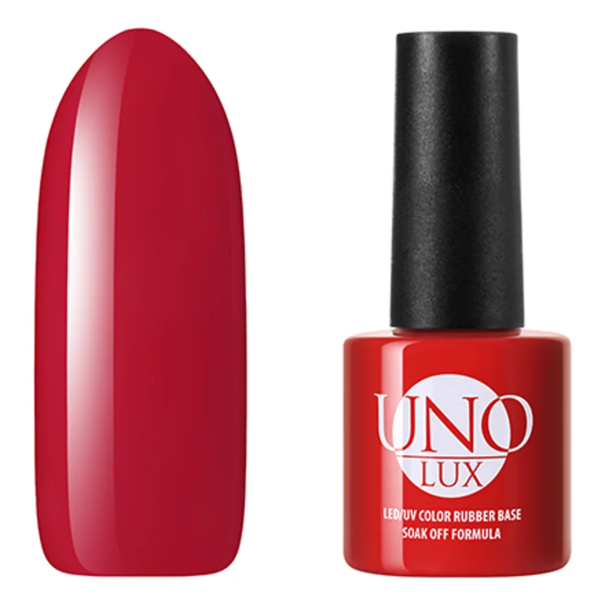 UNO LUX, База Color Rubber №32 - Малиновый
