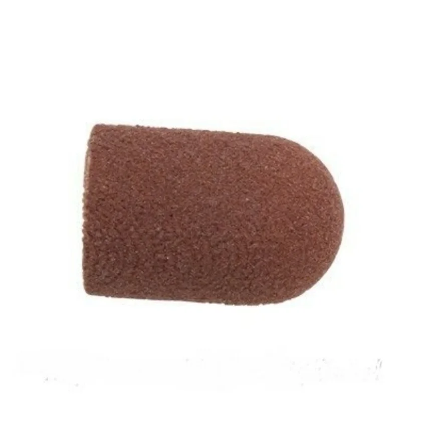 Planet Nails, колпачок абразивный 10x15мм, 80 грит, 10 шт.