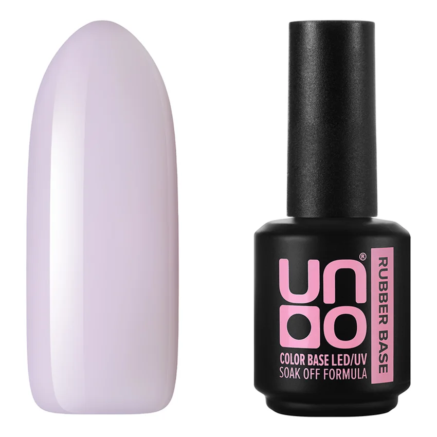 UNO, База Rubber Color Ice Pink, 12 г - Пастельно-розовый
