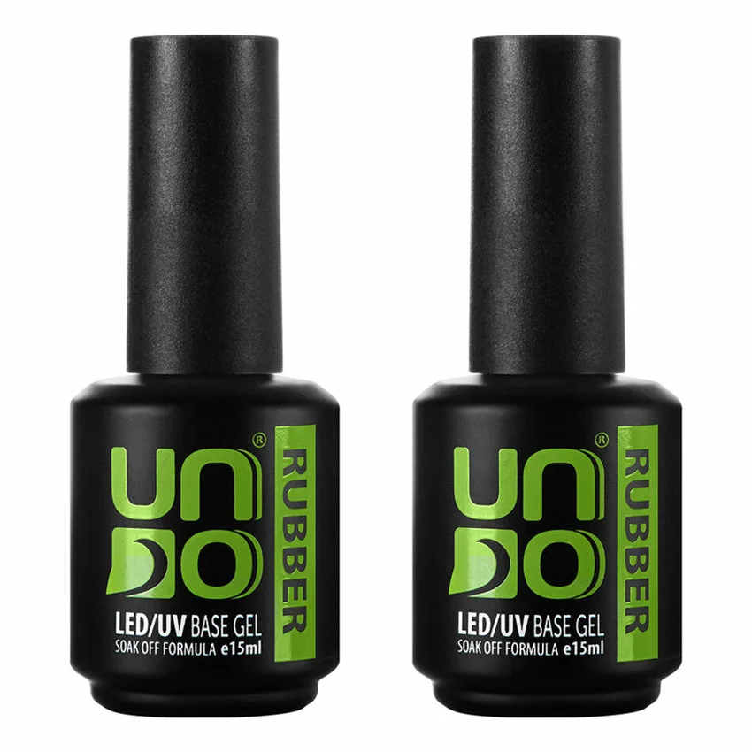 Набор, UNO, Базовое покрытие для гель-лака UNO RUBBER, 16 г, 2 шт