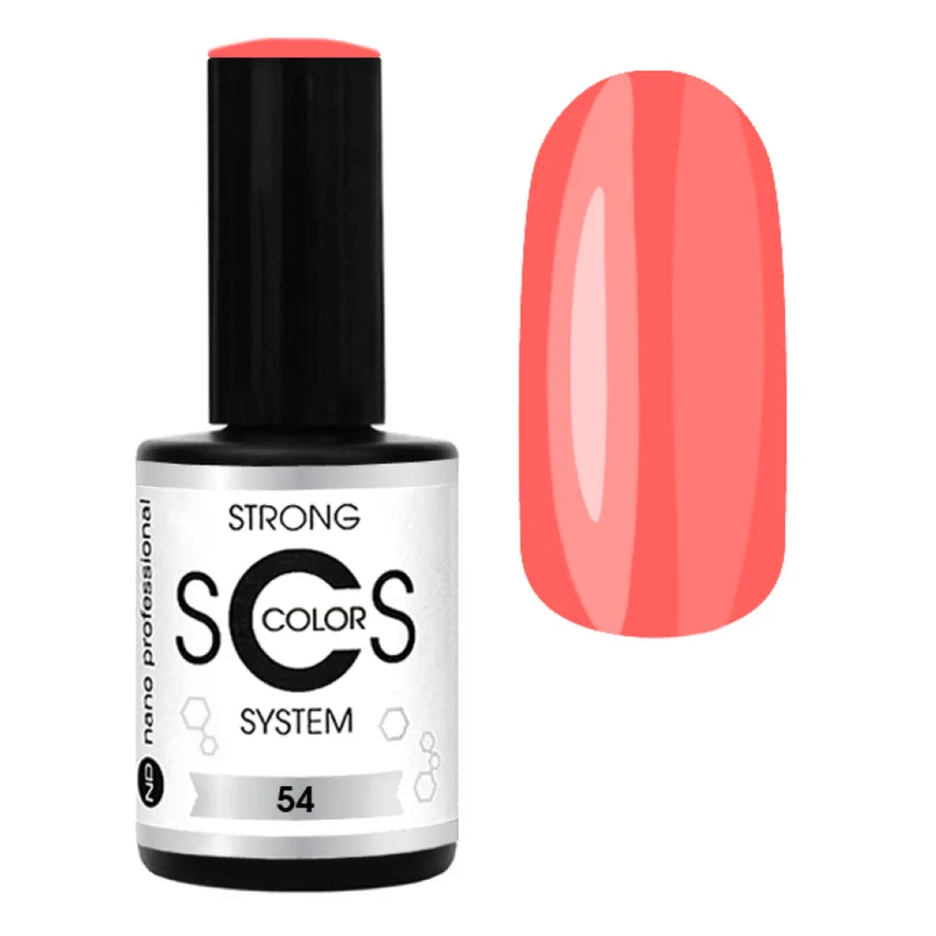 Nano Professional, База Strong Color System, Лето №54 - Коралловый