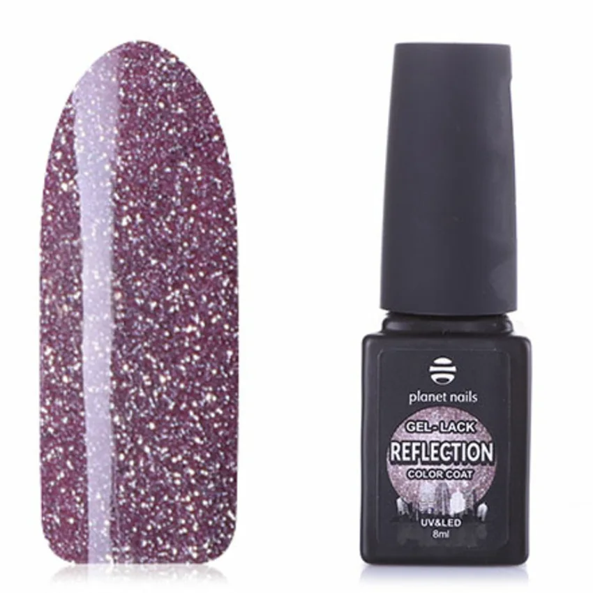 Planet Nails, Гель-лак Reflection №167 - Розовый