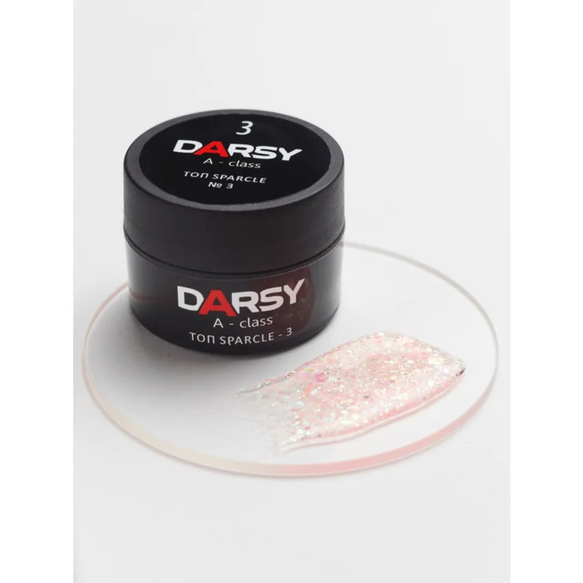 DARSY, Топ sparcle №3 с липким слоем, 15 мл