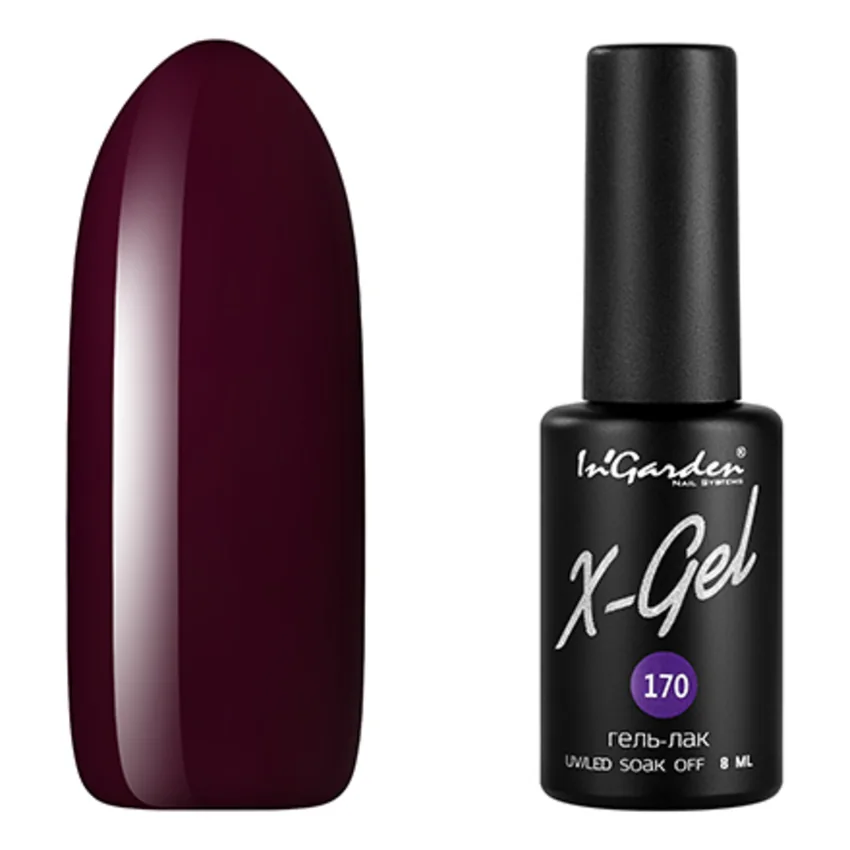 In'Garden, Гель-лак X-Gel №170 - Фиолетовый