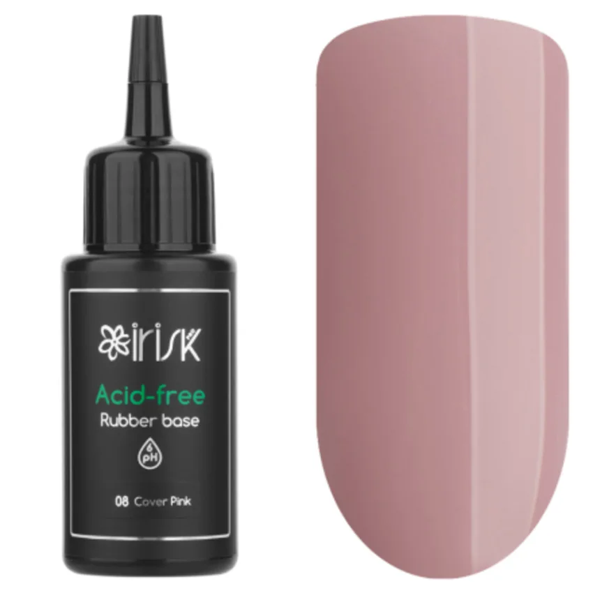IRISK, База каучуковая бескислотная Acid-free Rubber Base (08 Cover Pink), 50 мл