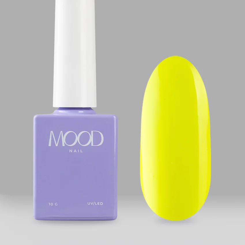 MOODNAIL, Гель-лак One step Pedicure collection Yellow, 10 г - Желтый