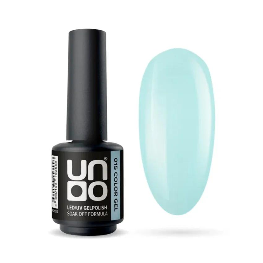 UNO, Гель-лак №015 Голубое небо - Blue Sky, 8 г - Голубой