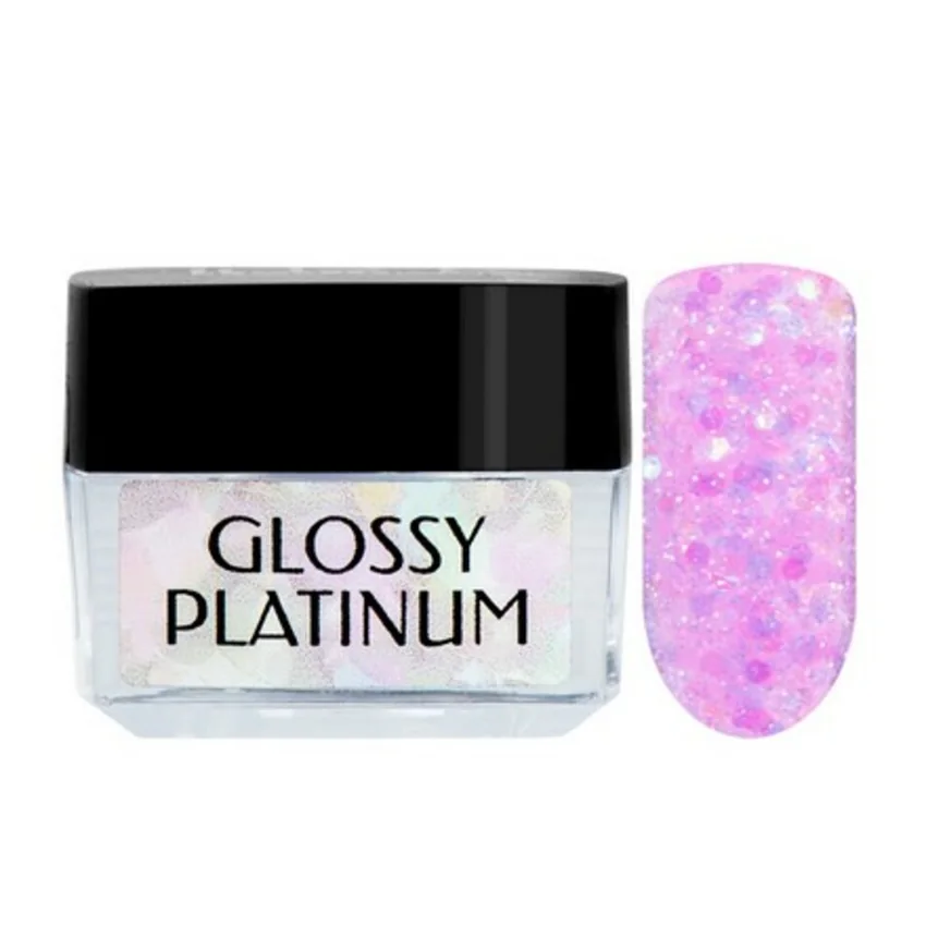 IRISK, Гель-лак Glossy Platinum №57 - Сиреневый