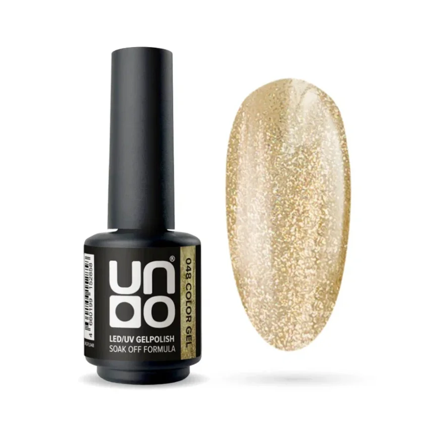 UNO, Гель-лак №048 Золотой - Gold, 8 мл