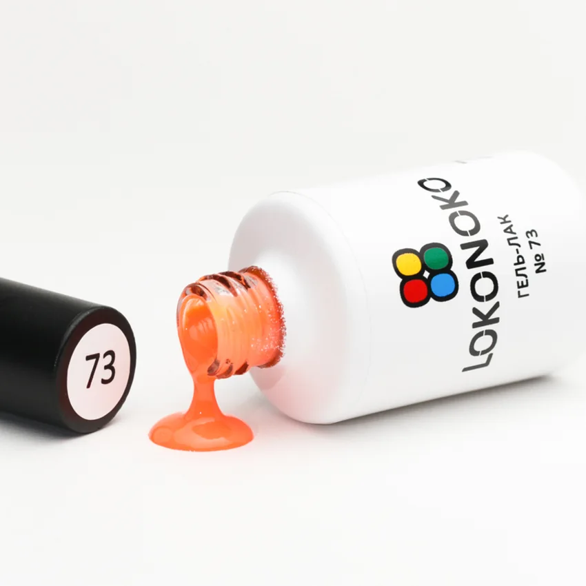 LOKONOKO, Гель-лак №73 (УЦЕНКА) - Персиковый