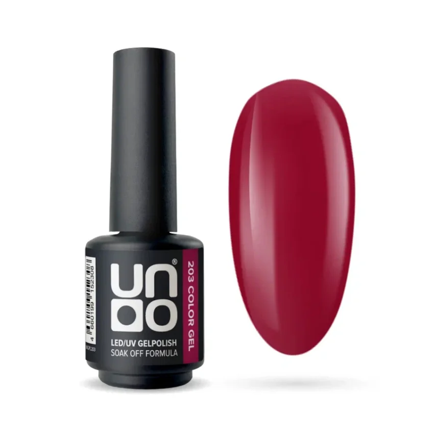 UNO, Гель-лак №203 Дерзкая ягода - Daring Berry, 8 г