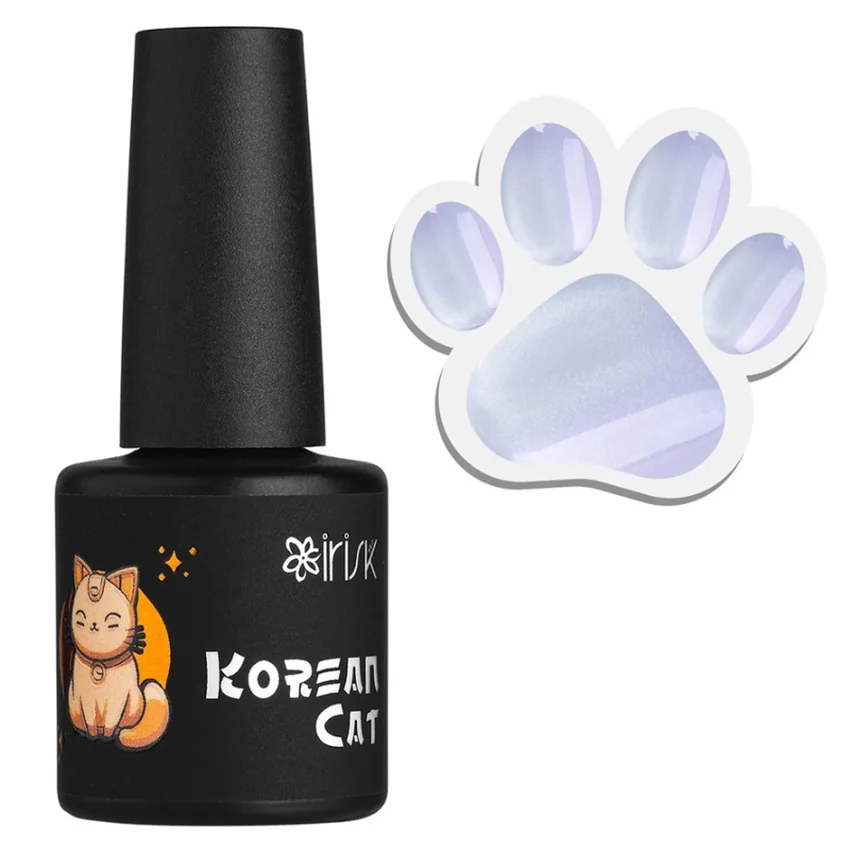 IRISK, Гель-лак кошачий глаз Korean Cat №14 Violet Glow, 10 мл (УЦЕНКА) - Фиолетовый