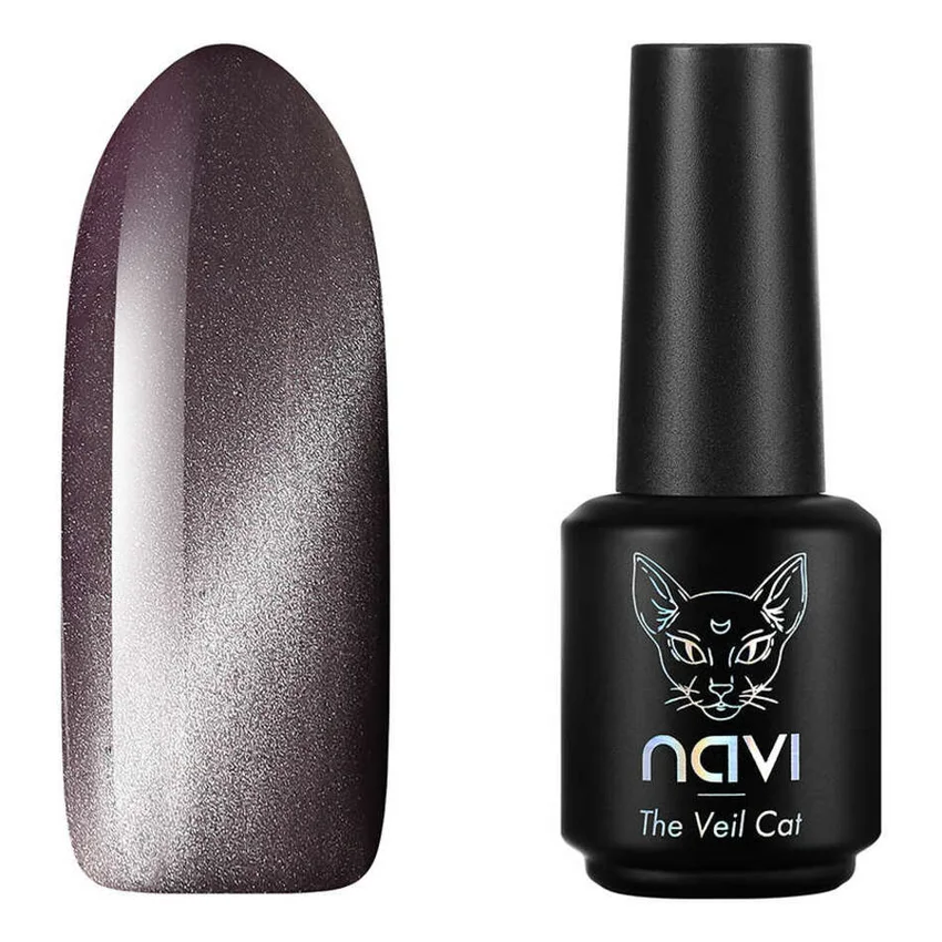 NAVI, Гель-лак корейский кошачий глаз The Veil Cat 05, 8 мл - Сиреневый