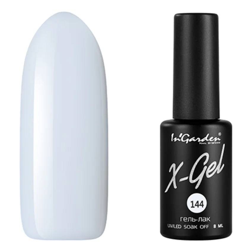 In'Garden, Гель-лак X-Gel №144 - Голубой