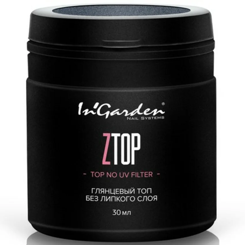 In'Garden, Глянцевый топ без липкого слоя ZTop, 30 мл - Прозрачный