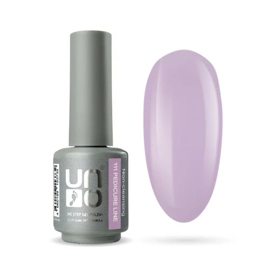 UNO, Однофазный гель-лак Pedicure Line, 111 светло-лиловый, 8 г