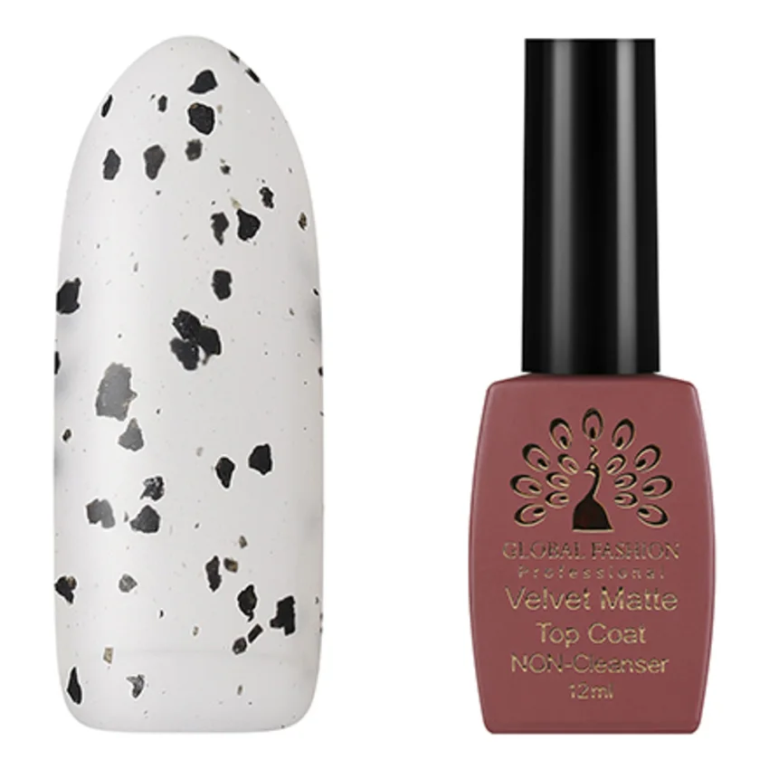 Global Fashion, Топ Matte Velvet Eggshell, 12 мл - Прозрачный
