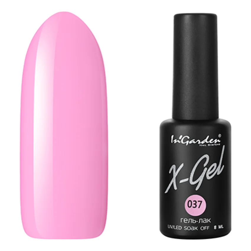 In'Garden, Гель-лак X-Gel №37 - Розовый