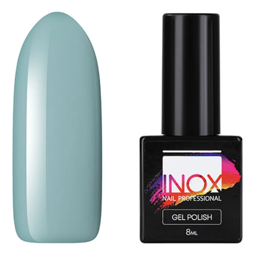 INOX nail professional, Гель-лак №160, Стокгольм - Мятный