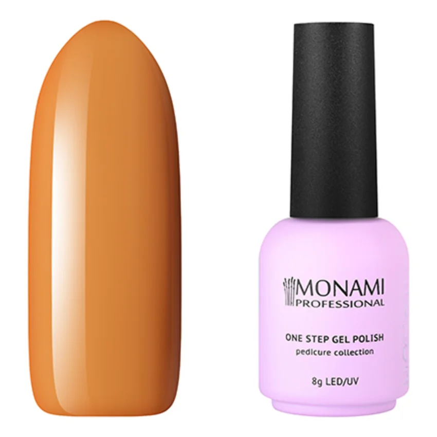 Monami Professional, Гель-лак Pedicure Сollection №05 - Оранжевый