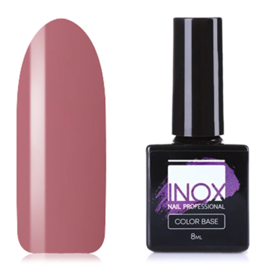 INOX nail professional, База В-01, Натуральная, 8 мл - Розовый