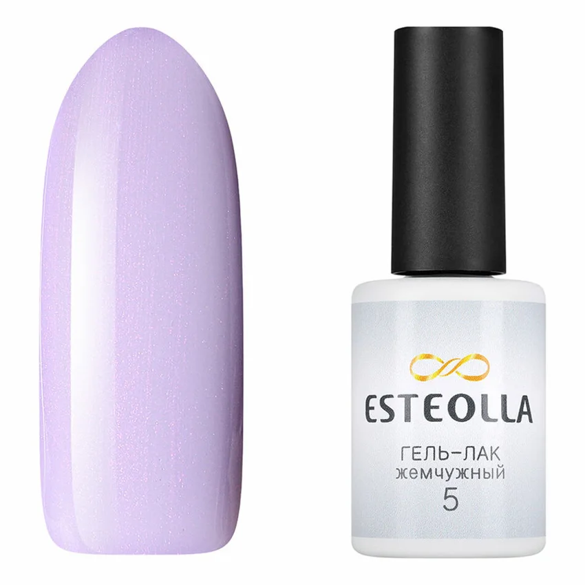 ESTEOLLA, Гель-лак жемчужный №5, 8 мл