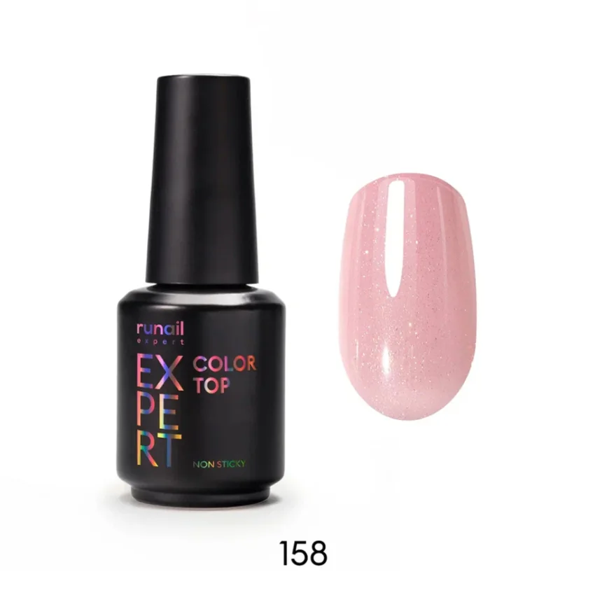 Runail Expert, Топ цветной Top Color Non Sticky №158, 18 мл